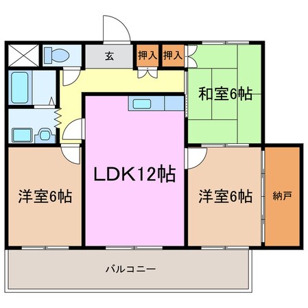 ネオ岩崎台の物件間取画像